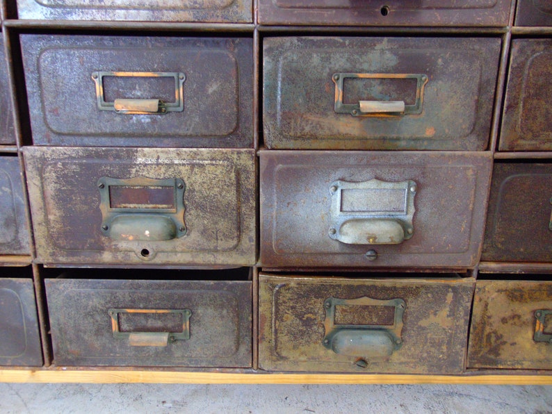 Vintage Industrial Steel Rustic Etsy