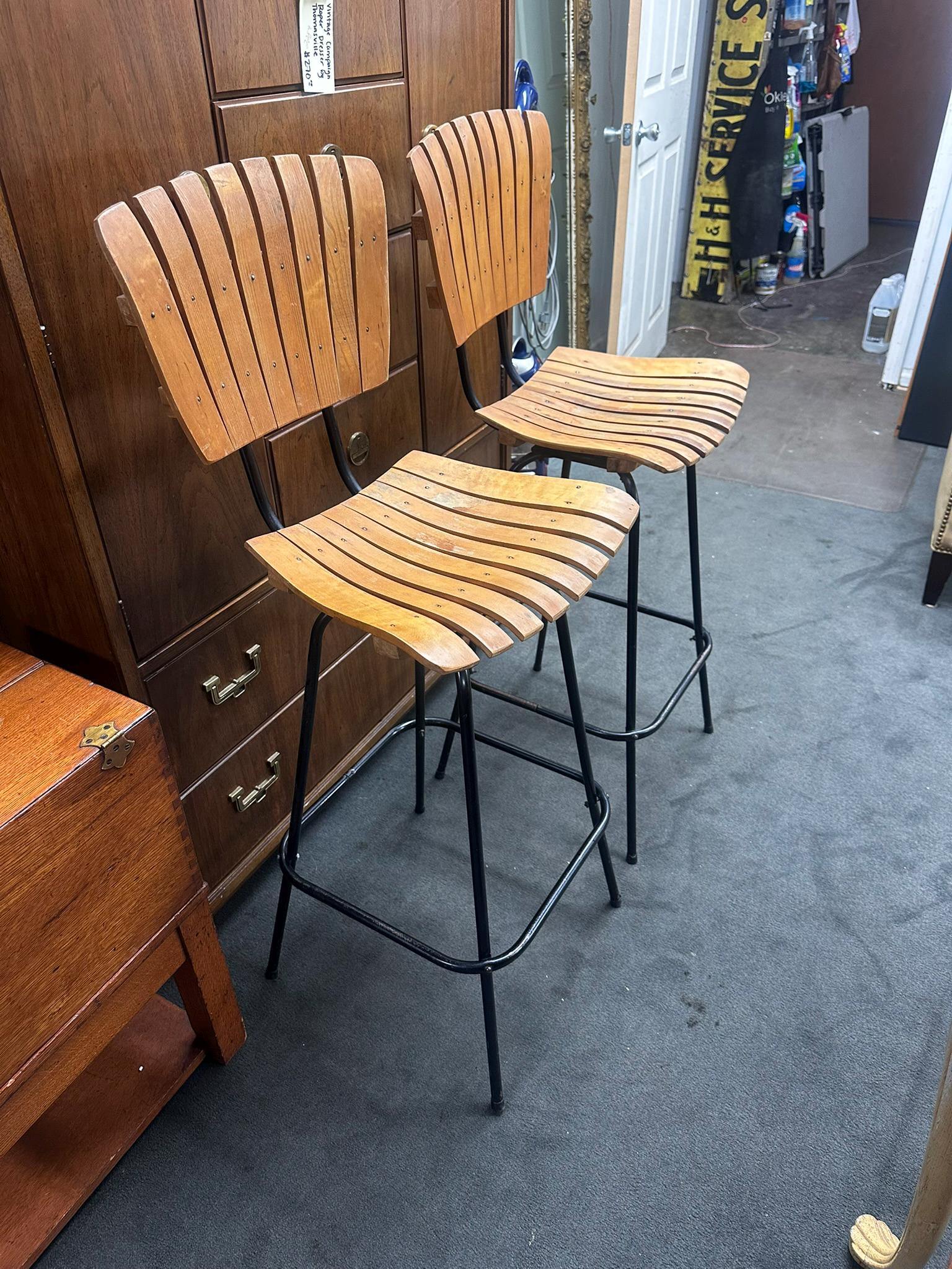 1950年代　アメリカ製　Arthur Umanoff ハイスツール Arthur Umanoff Chairs - Etsy