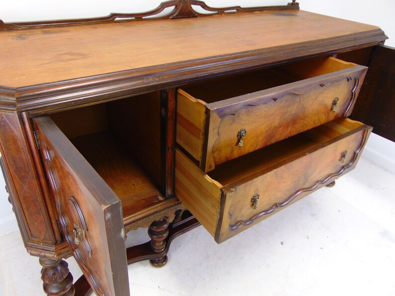 Antique Vintage Midwest Furniture 1920s Buffet Etsy