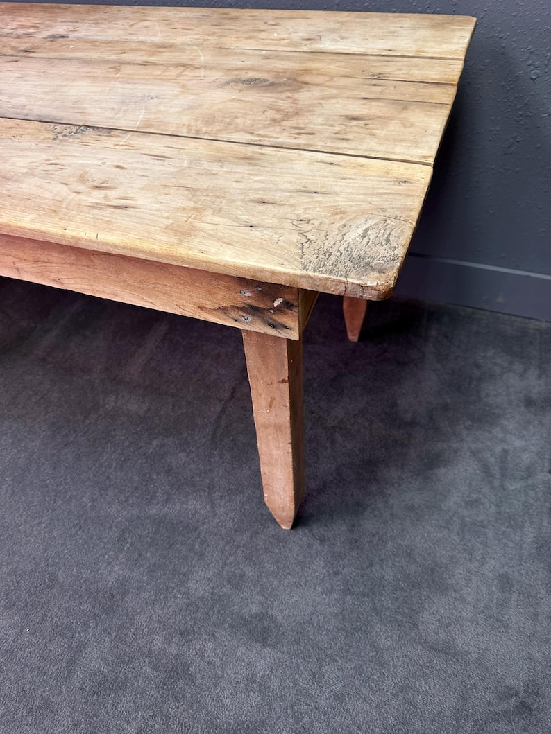 Vintage Rustic Farmhouse Table, Desk, Kitchen Island Workbench - Etsy