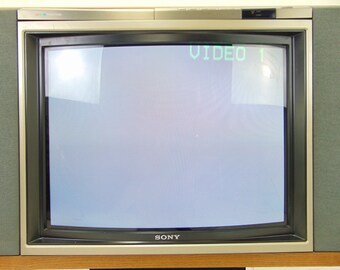 Vintage SONY Trinitron Color TV Model KV-2786R - Etsy