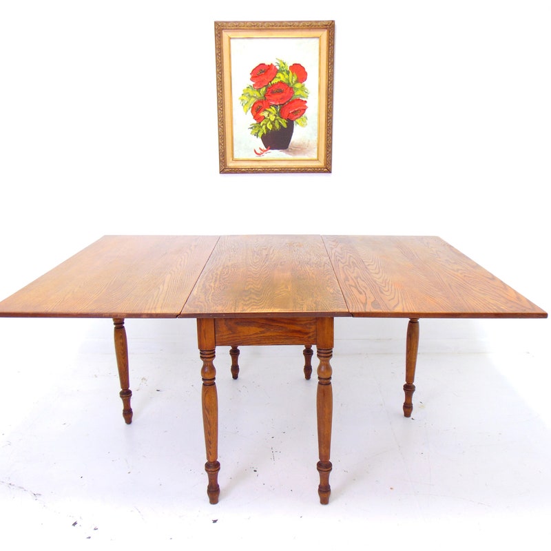 Antique Drop Leaf Table - Etsy