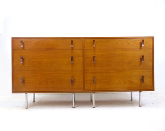 GLENN of California Vintage Mid Century Long Dresser by Stanley Young
