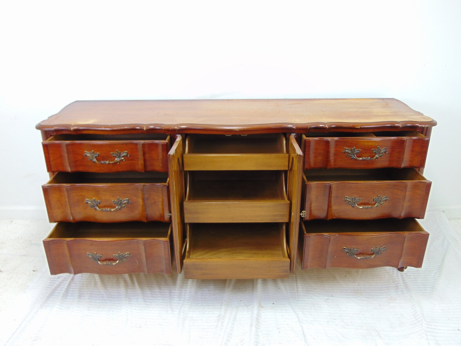 Vintage French Provincial Style Dresser by White Fine Etsy