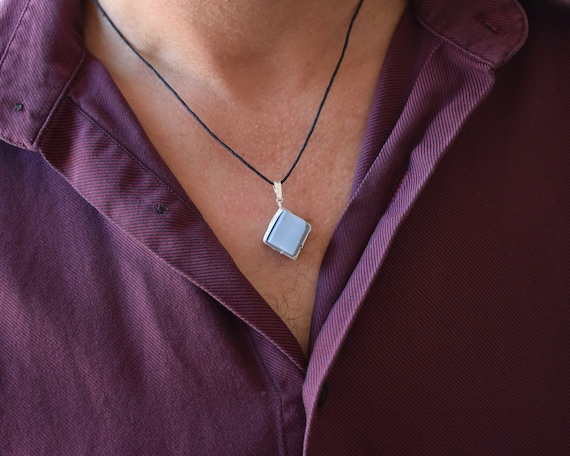 opal pendant for men