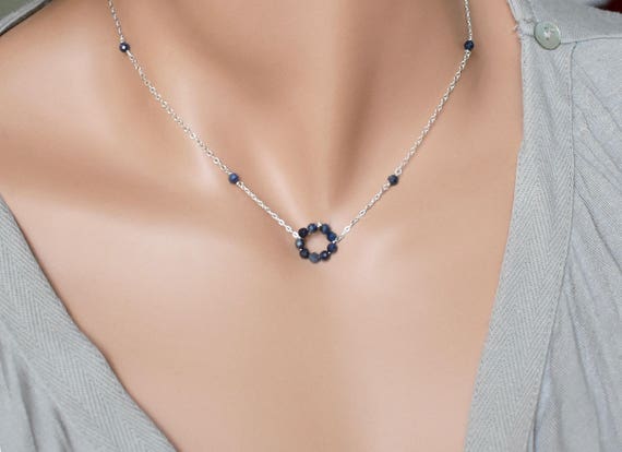 collier ras de cou saphir collier ras de cou saphir
