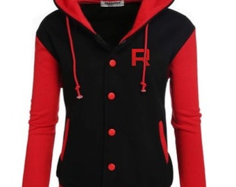 women's varsity jacket with hood