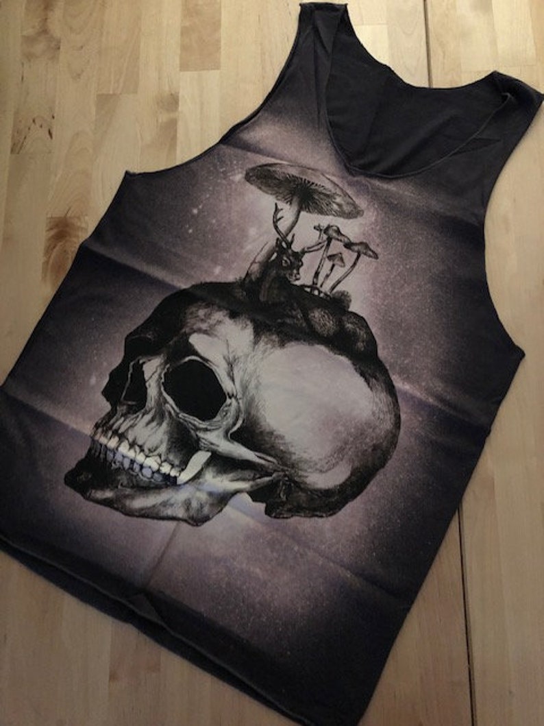 skull vest top
