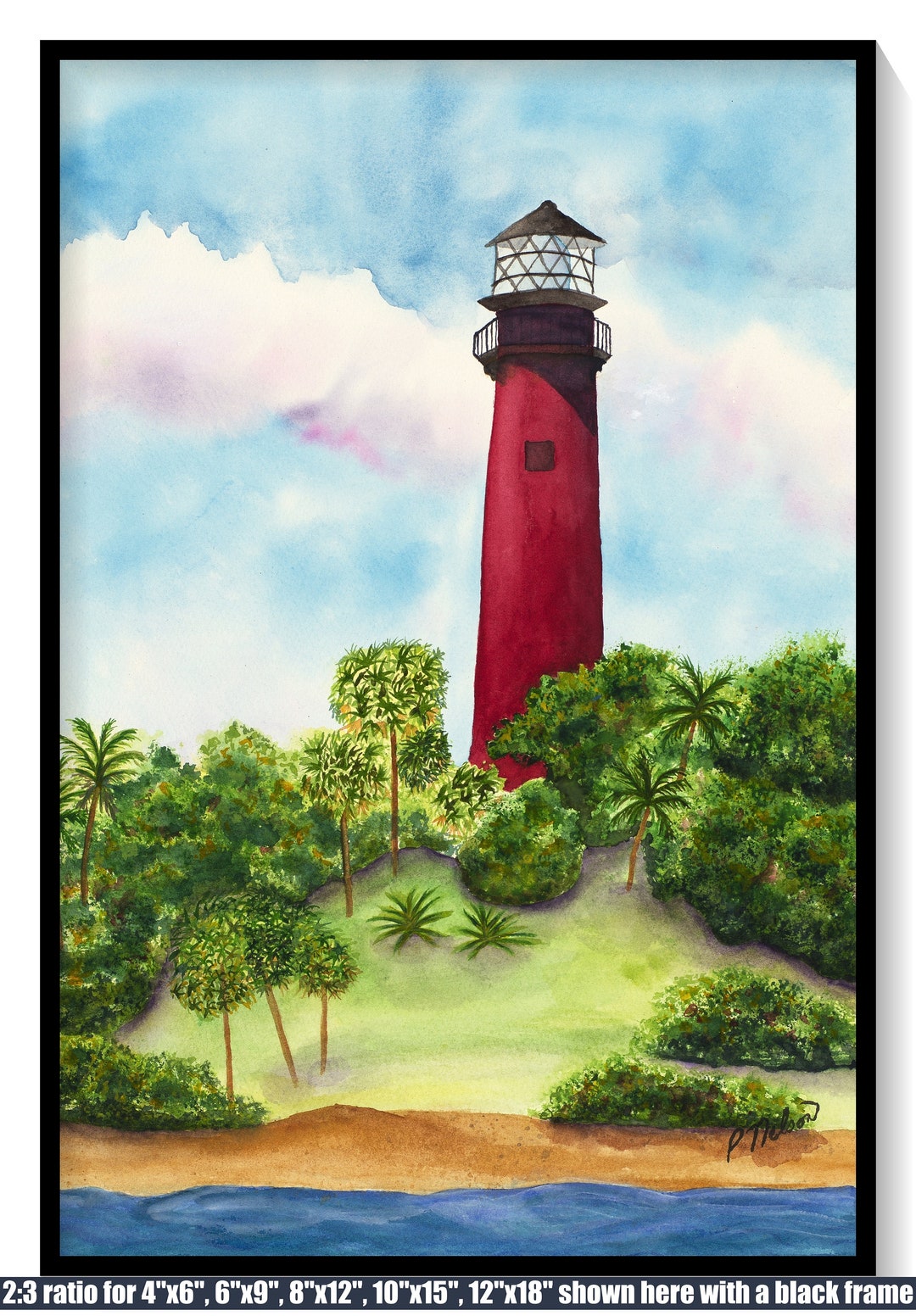 Jupiter Lighthouse Digital Download Etsy