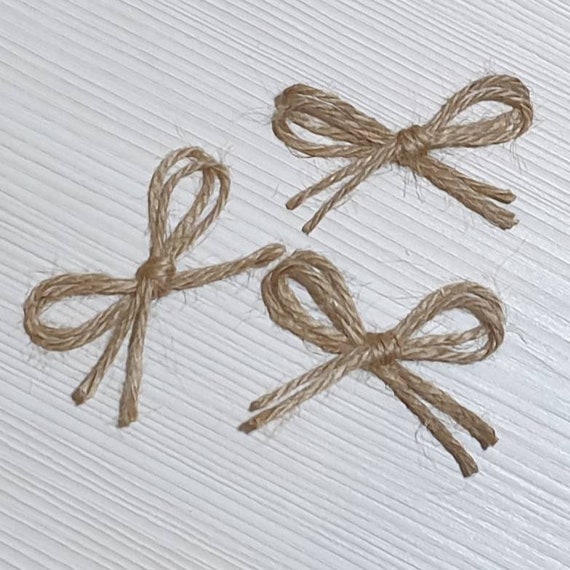 Hand Made Burlap + Twine Bow