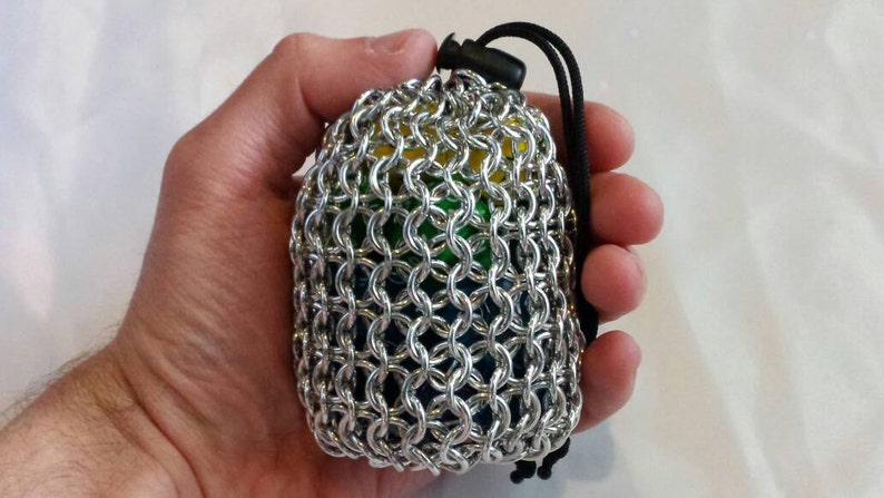 Chainmail Dice Bag Small image 4