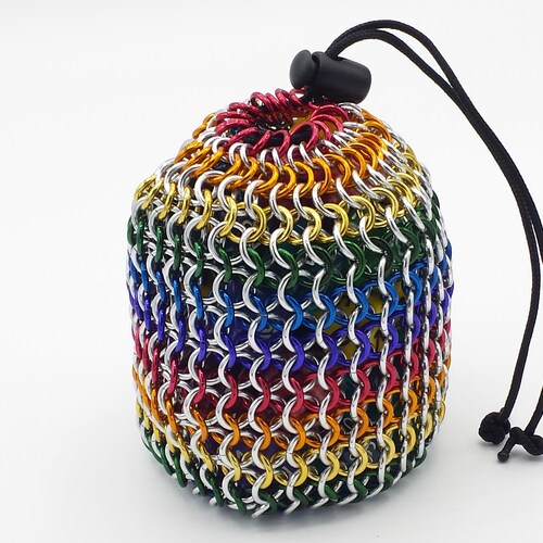 Chainmail Dice Bag Large Etsy