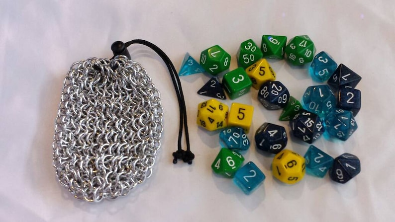 Chainmail Dice Bag Small image 2