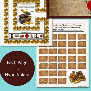 Pirate Doubloons Daily Savings Challenge A Digital Board Game for ...