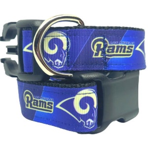 Los angeles rams dog collar cheap