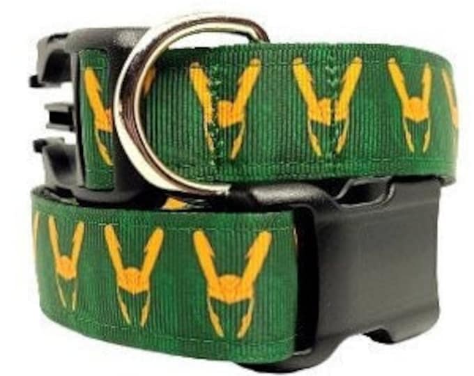 EXCLUSIVE Loki Dog Collar, Avengers Dog Collar, Marvel Dog Collar, Time
