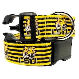 Animal Supply Company Lsu Tigers Reflective Toy Football Collar, 1 - Kroger