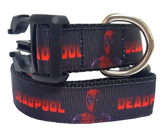 deadpool cat collar