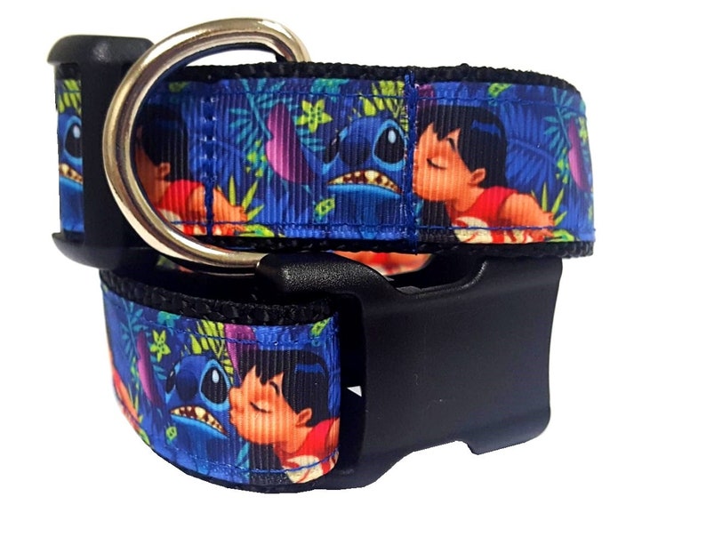 Lilo and Stitch Dog Collar Lilo Dog Collar Disney Dog Etsy