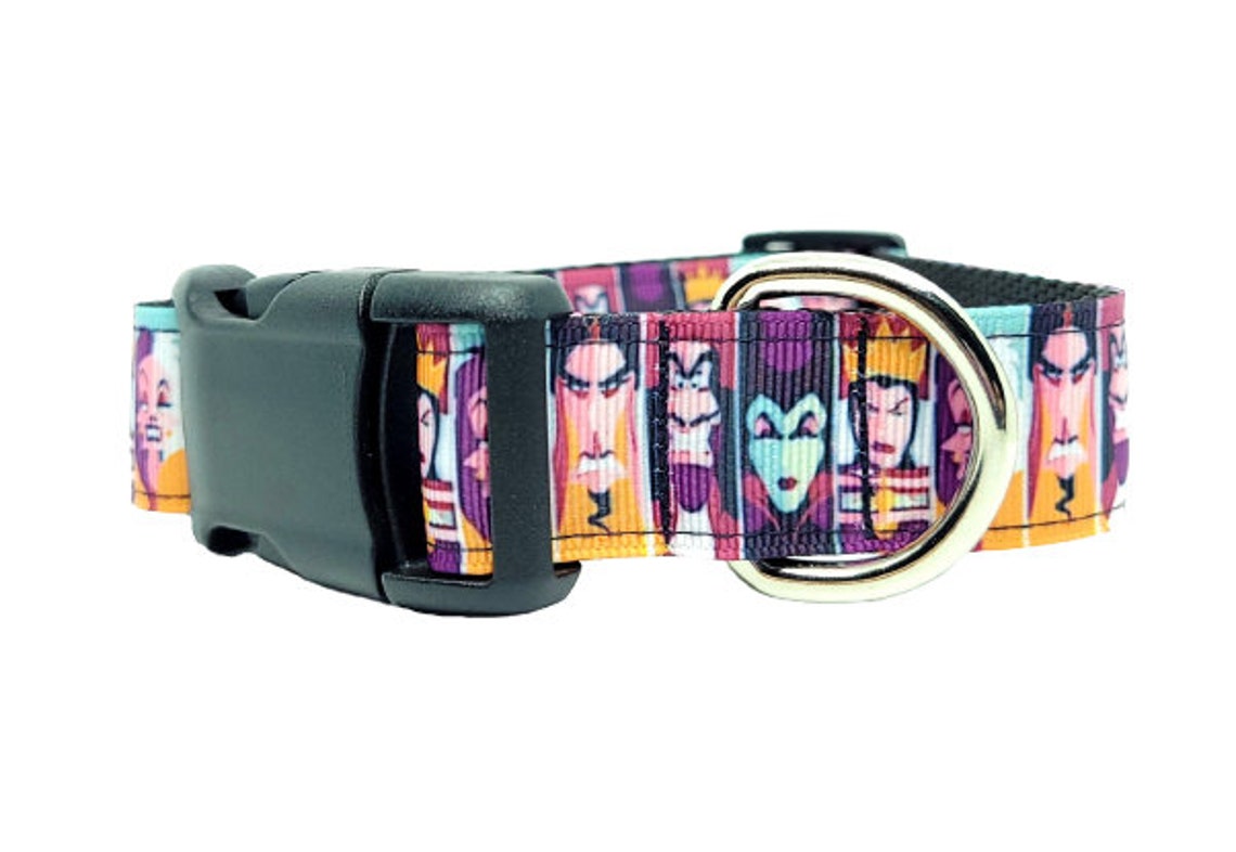 EXCLUSIVE Disney Villains Dog Collar Disney Characters Etsy
