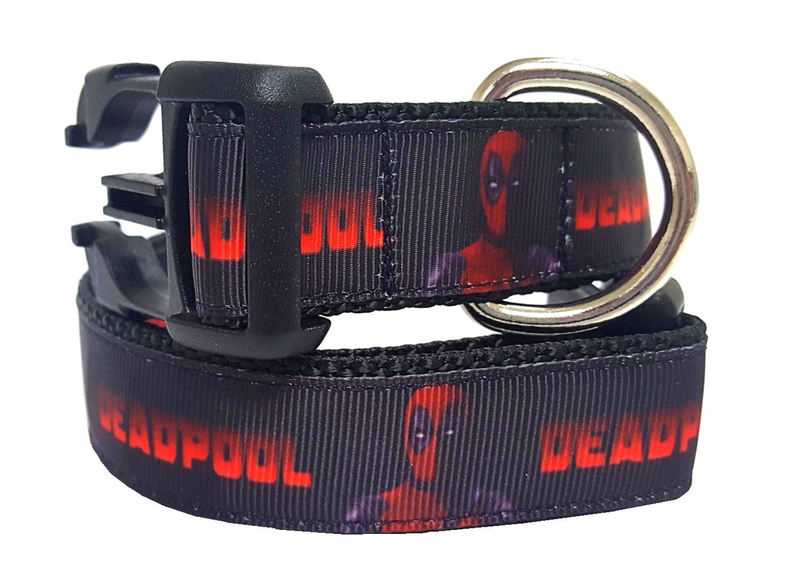 Deadpool Dog Collar Dog Collar Super Hero Dog Collar Marvel Etsy