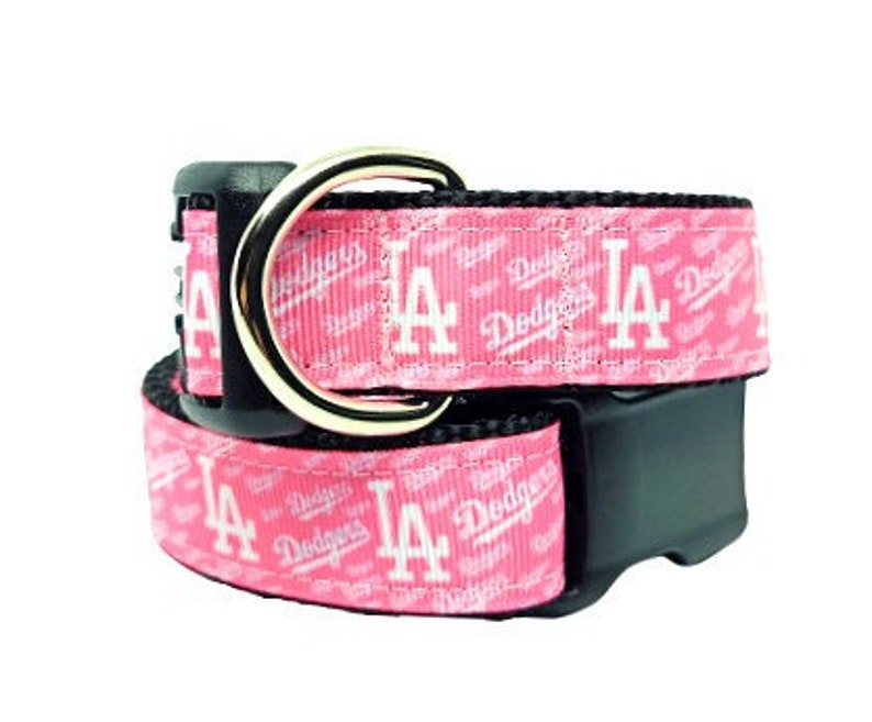 dodgers dog collar