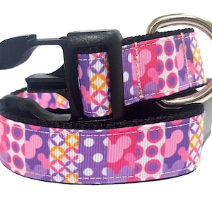Minnie Mouse Dog Collar, Pink Minnie Dog collar, Disney Dog Collar, Disney Mouse Collar, Pet Collar, 1&quot; thick, adjustable collar