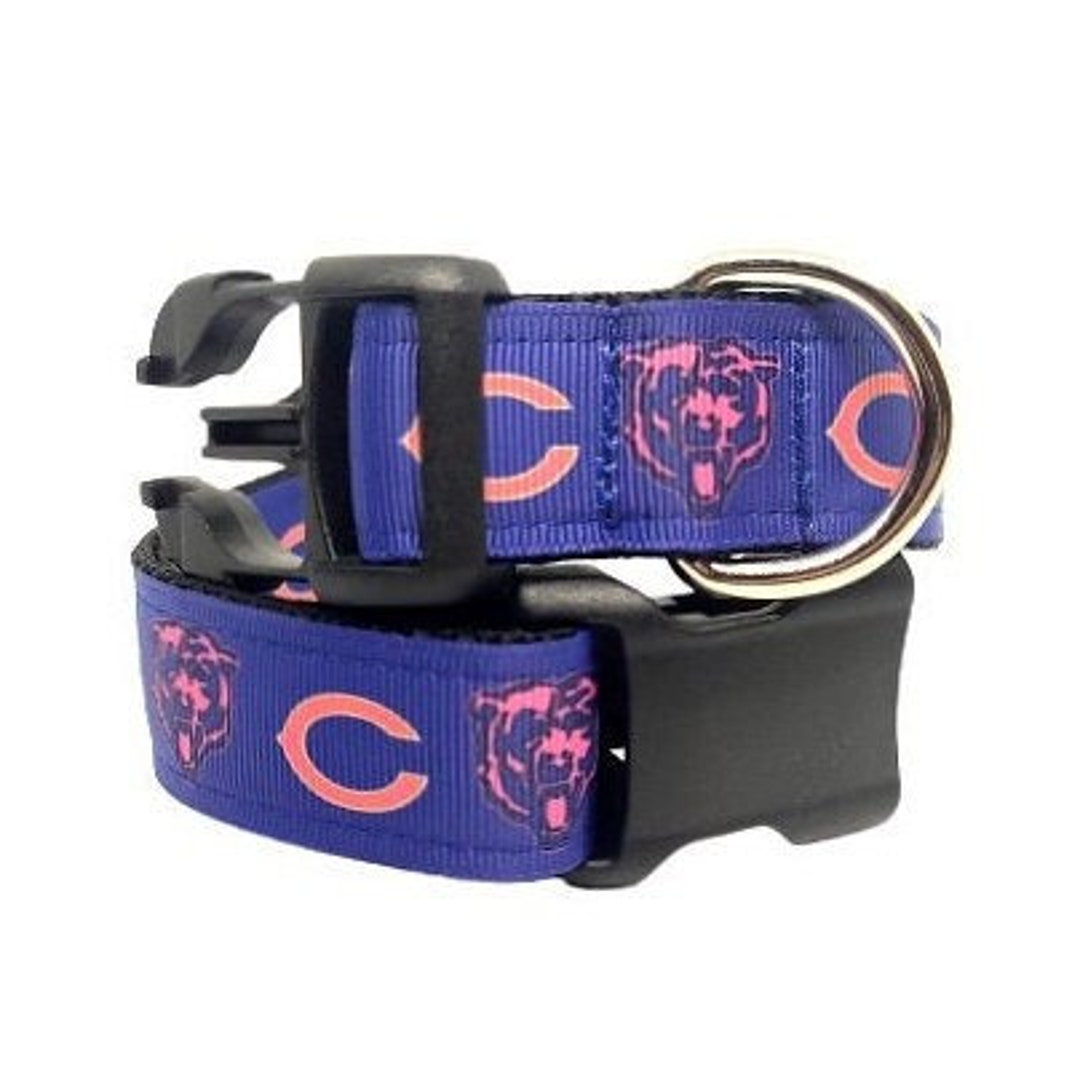 Chicago Bears Dog Collar Football Dog Collar NFL Dog Collar Etsy