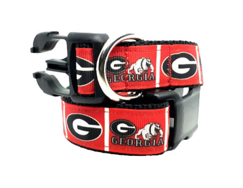 Bulldogs Dog Collar UGA Dog Collar Bulldogs Dog Etsy