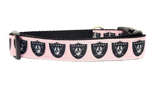 Pink raiders dog clearance collar