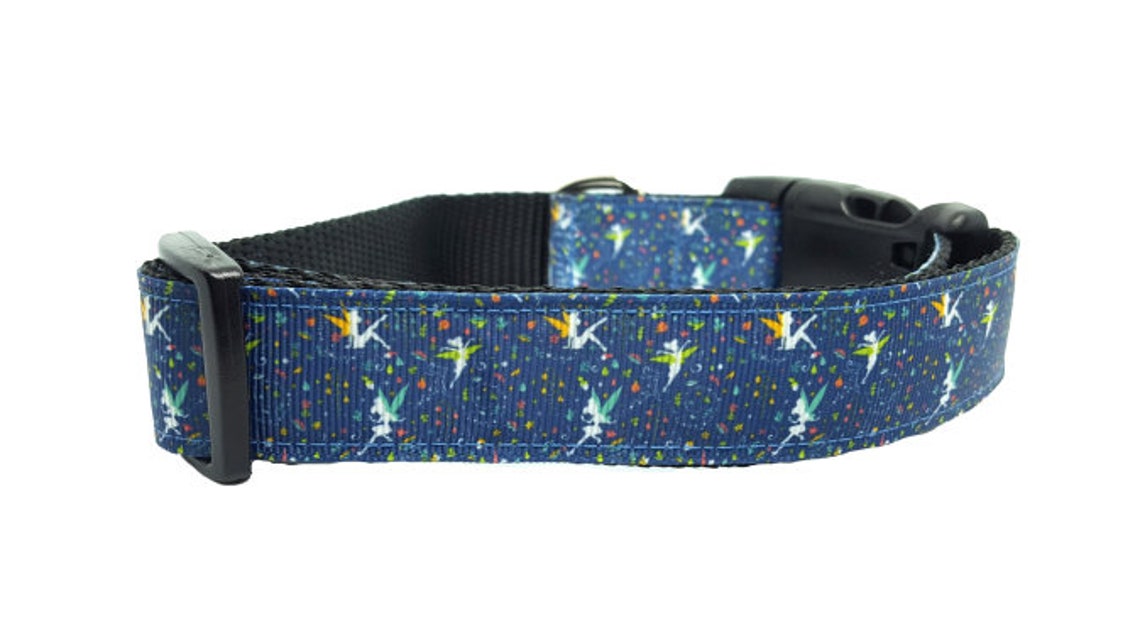Tinker Bell Dog Collar Fairy Dog Collar Disney Dog Collar Etsy