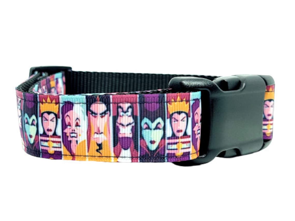 EXCLUSIVE Disney Villains Dog Collar Disney Characters Etsy
