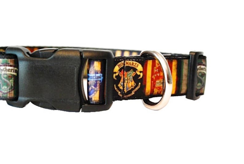 Wizarding Dog Collar Wizard House Dog Collar Magic Dog Etsy