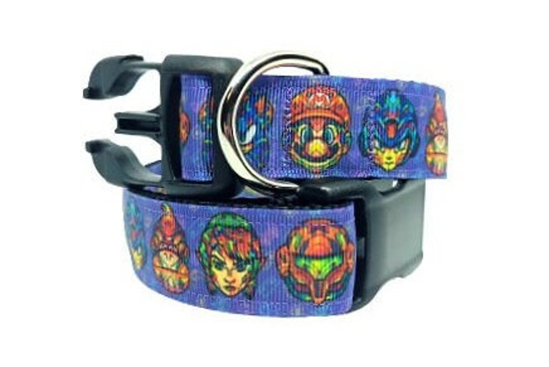 EXCLUSIVE Nintendo Video Game Dog Collar, Sega Video Game, Super Mario