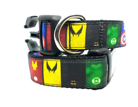 captain marvel dog collar