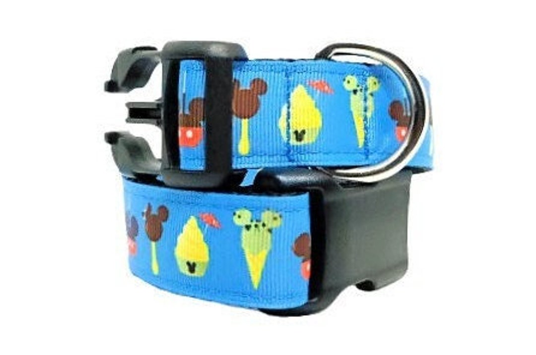 EXCLUSIVE Disney Snacks Dog Collar, Disney Dog Collar, Dole Whip