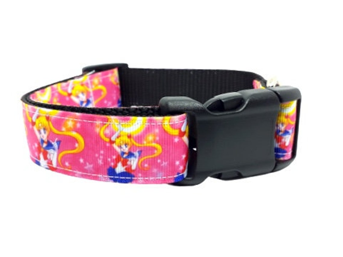 Sailor Moon Dog Collar Anime Dog Collar Japanese Dog Collar Etsy