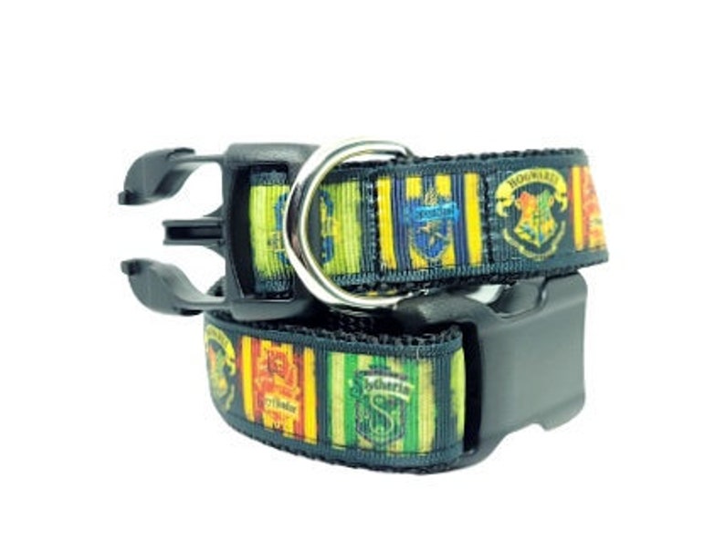 Wizarding Dog Collar Wizard House Dog Collar Magic Dog Etsy