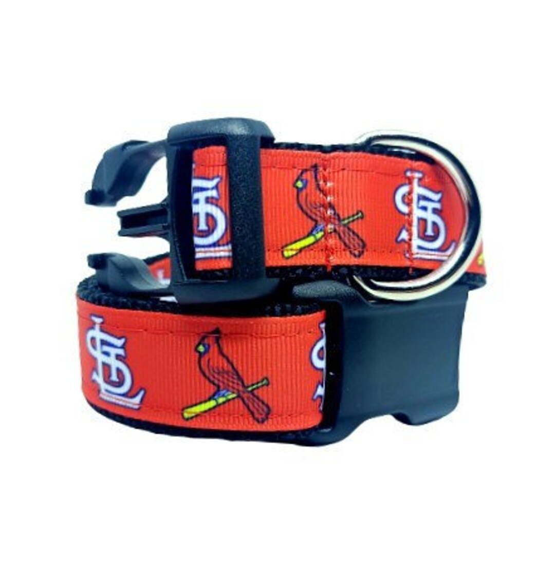 St Louis Cardinals Dog Collar MLB Dog Collar Baseball Dog Etsy