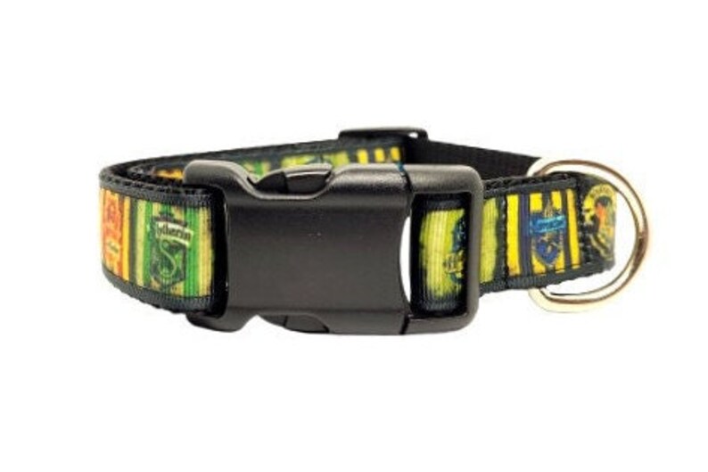 Wizarding Dog Collar Wizard House Dog Collar Magic Dog Etsy