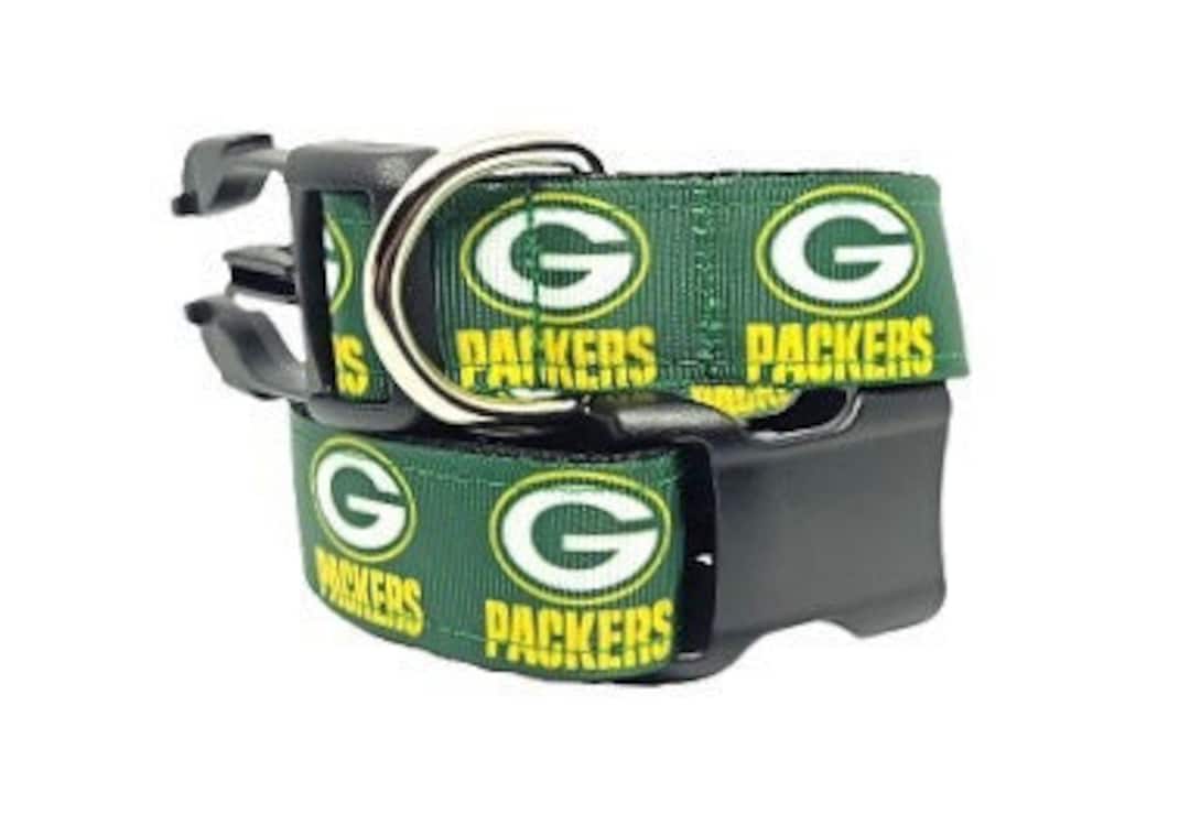 Green Bay Packers Dog Collar, Football Dog Collar, NFL Dog Collar, NFC