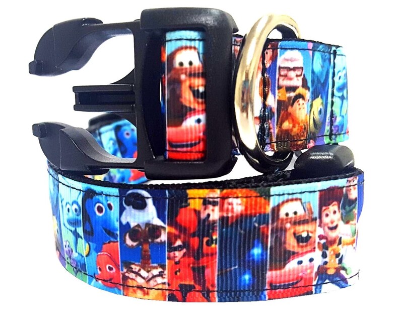 Disney Pixar Dog Collar Disney Movie Collar Pixar Dog Etsy