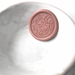 Leaves Wax Seals/ Adhesive Wax Seal / Wedding Invitation Seals / Peel and Stick Wax Seals / Decorative Seals / Floral Seal