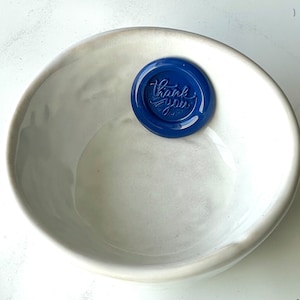 Thank You Wax Seals/ Adhesive Wax Seal / Wedding Invitation Seals / Peel and Stick Wax Seals / Decorative / Letters