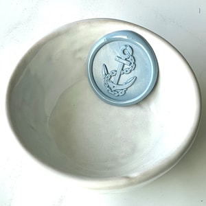 Anchor Wax Seals/ Adhesive Wax Seal / Wedding Invitation Seals / Peel and Stick Wax Seals / Decorative Seals /  Nautical