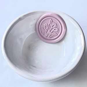 Tulpen Wachs Siegel / Klebewachs Siegel / Botanische Wachssiegel / Hochzeitseinladungssiegel / Schälen und Aufkleben Wachssiegel / Blumen Wachssiegel