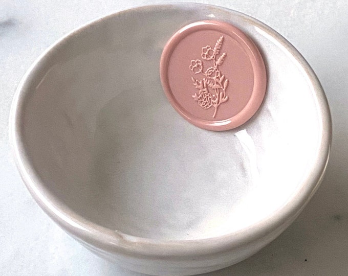 Poppy Wax Seal / Adhesive Wax Seals / Botanical Wax Seals / Etsy
