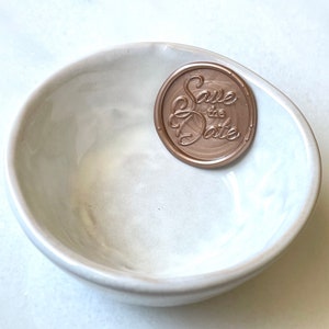Save the Date Wax Seal / Adhesive Wax Seals / Wedding Invitation Seals / Peel and Stick Wax Seals / Decorative Seals / Calligraphy