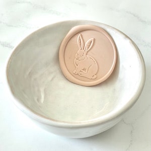 Konijn Wax Seals / Adhesive Wax Seals / Baby Shower Seals / Peel and Stick Wax Seals / Holiday Wax Seals / Decoratieve Seals / Bunny
