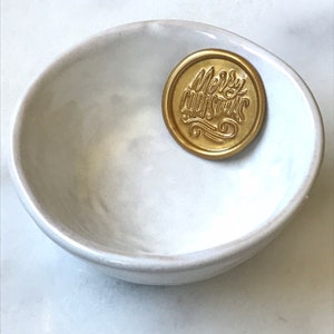 Merry Christmas Wax Seals / Adhesive Wax Seals / Christmas Cards / Peel and Stick Wax Seals / Holiday Wax Seals / Decorative Seals /